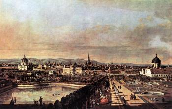 貝爾納多 貝洛托 View of Vienna from the Belvedere 貝爾納多 貝洛托 View of Vienna from the Belvedere